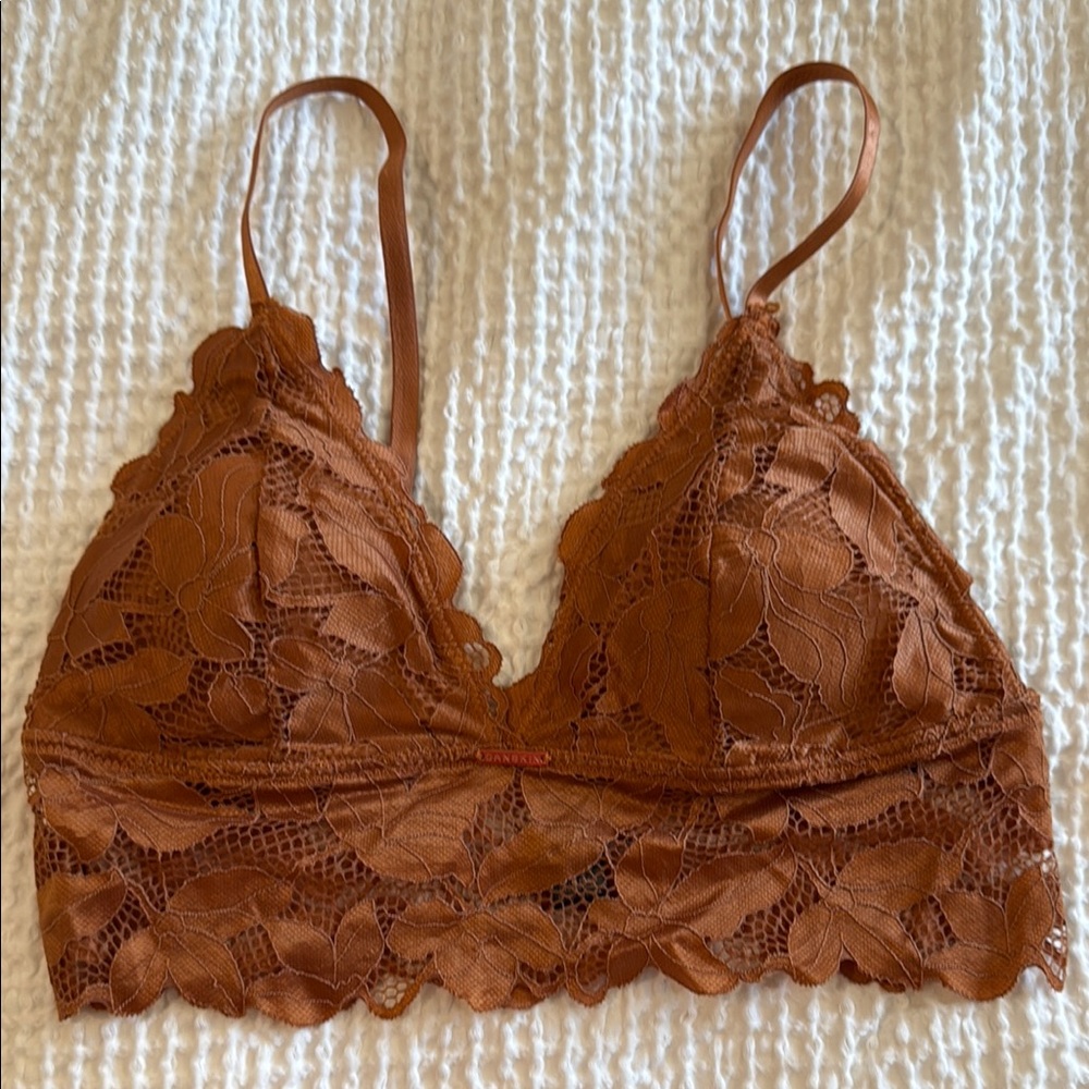 Dankin intimates Lace Bralette in Brown
